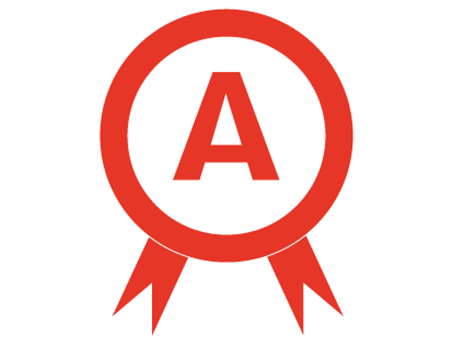 Annual Report 2019/20: Rosette with A-rating