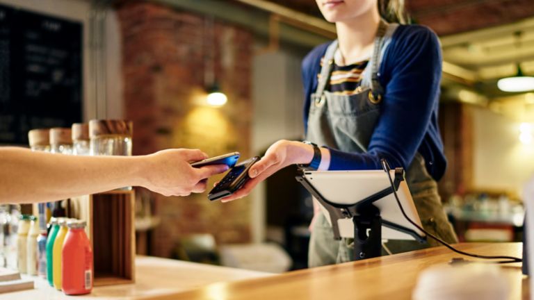 salon, waiter, counter, kitchen, bow